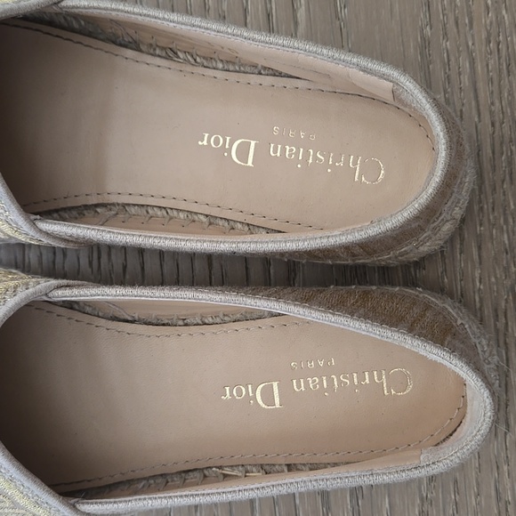 Dior Granville 62K Gold Espadrilles - Picture 9 of 11